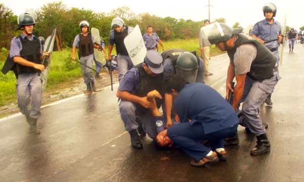 La primera represión del año fue en Formosa