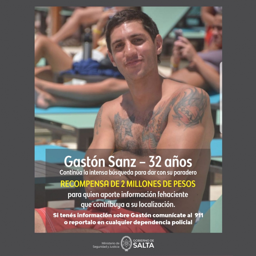 Se activó el celular de Gastón Sanz y el fiscal dispuso distintas diligencias