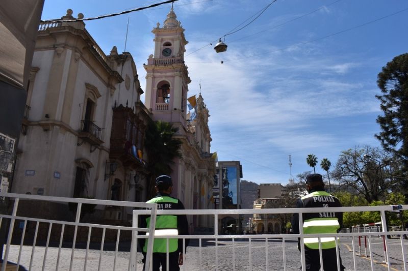 La policía de Salta definió como exitoso el trabajo realizado durante El Milagro.