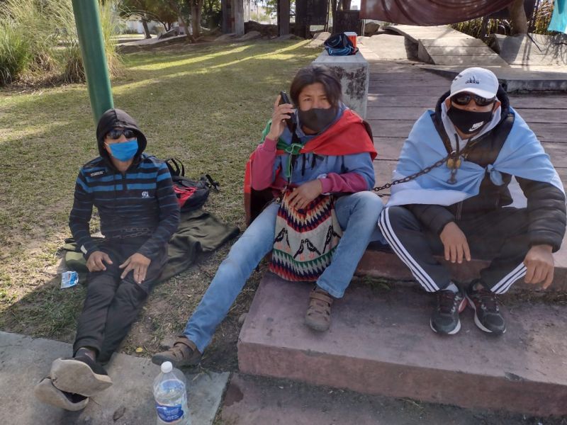 Comunidades originarias de Tartagal se manifestaron en el Grand Bourg