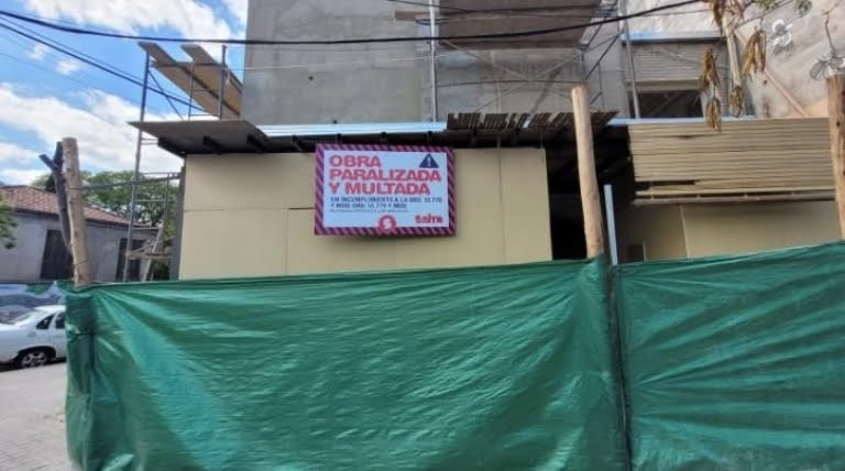 Paralizaron una obra del Paseo Güemes