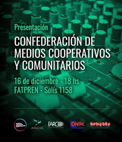Presentan la Confederación de Medios Cooperativos y Comunitarios
