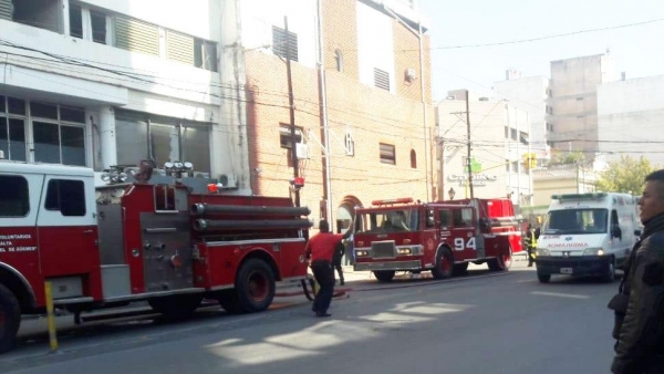 Incendio en el Sanatorio El Carmen
