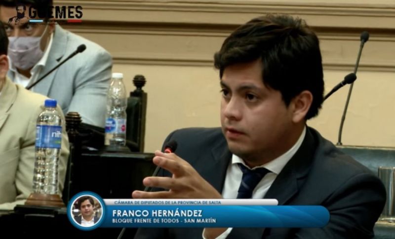 Hernández Berni exigió la presencia de Martín De Los Ríos en la Cámara de Diputados
