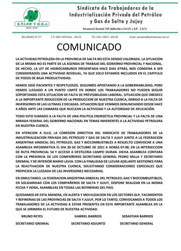 Reclaman que “a la Ley de Hidrocarburos le falta una mirada federal”