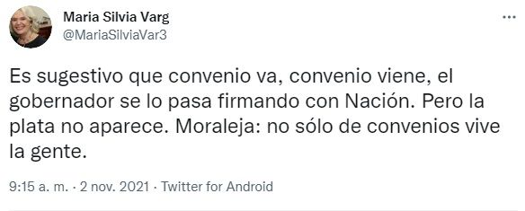 Para Varg, “se está tratando de entretener a la gente”