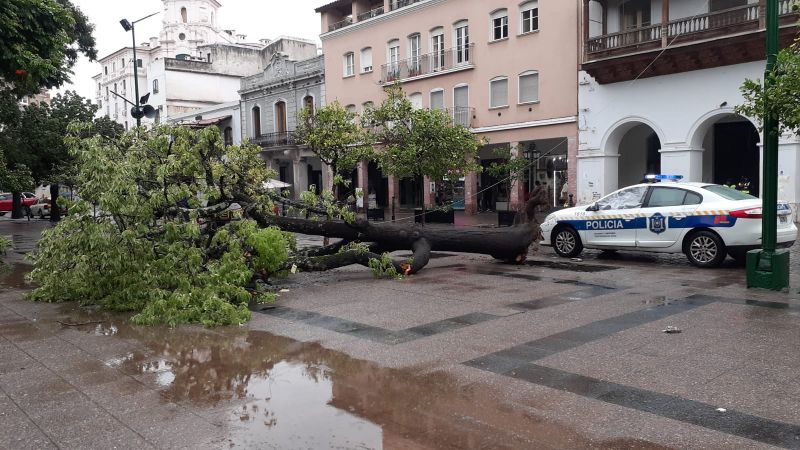 Altamirano: “Entre las 3 y 3.30 cayeron aproximadamente 14 milímetros”