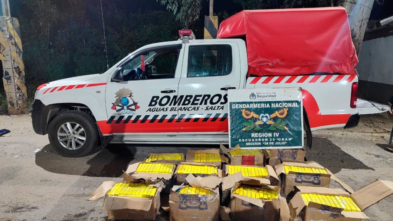 Orán: Secuestran más de 300 kilos de cocaína en un camión de Bomberos