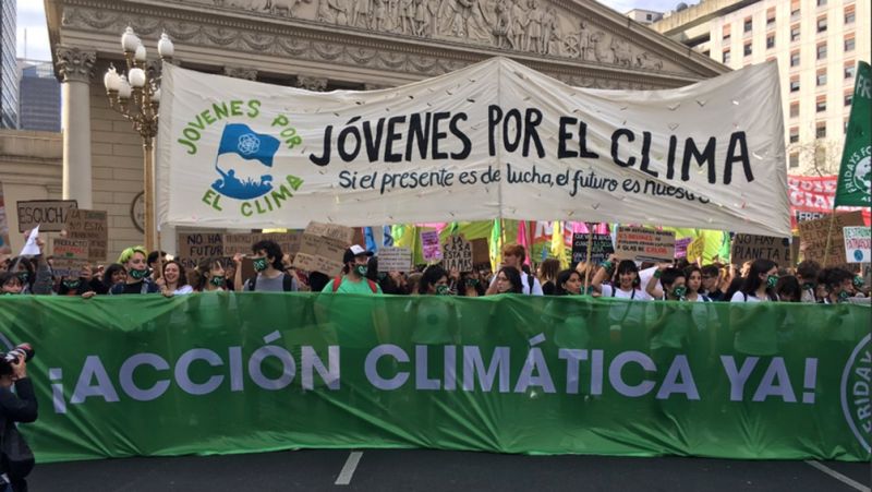 Jóvenes por el Clima denuncia que los incendios del sur son intencionales