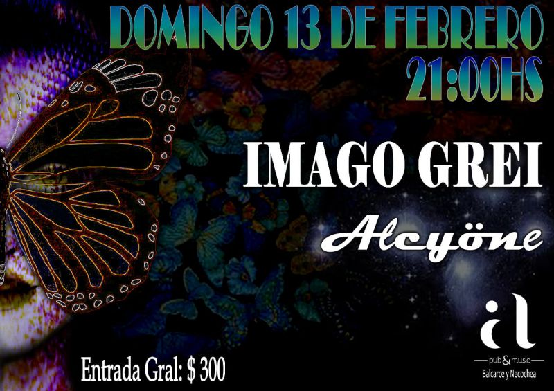 Imago Grei y Alcyöne se presentan este domingo