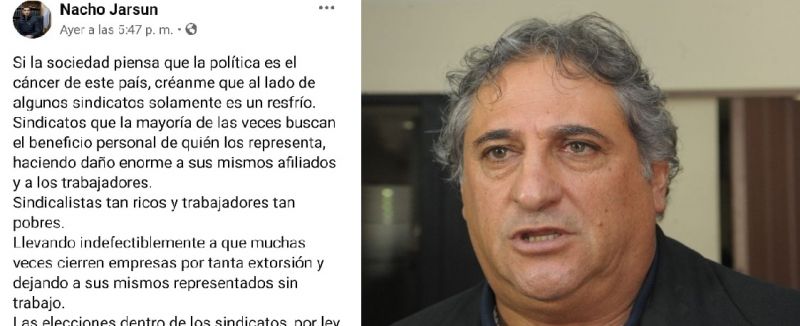 “Eso es lo que está haciendo este dirigente político (Ignacio Jarsún), que con esto no deja de mostrar otra cosa que ser un cobarde”