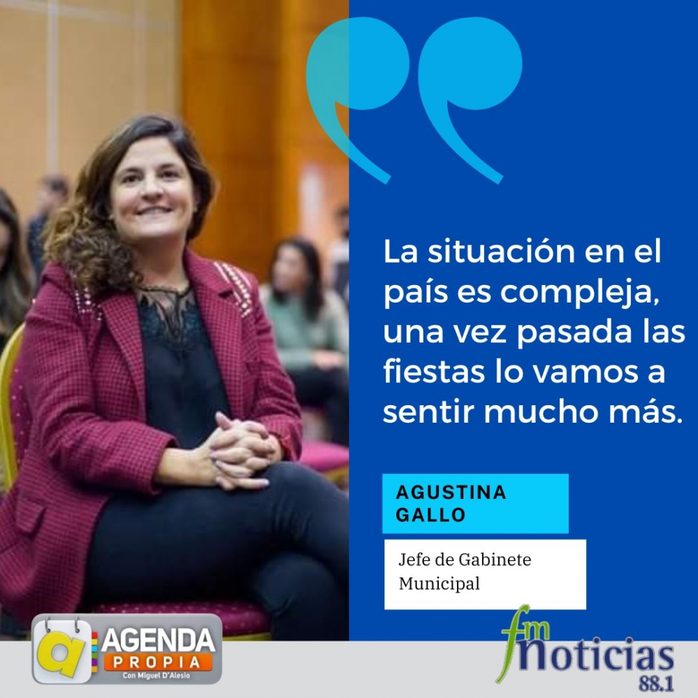 “La situación en el país es compleja, una vez pasadas las fiestas lo vamos a sentir mucho más”