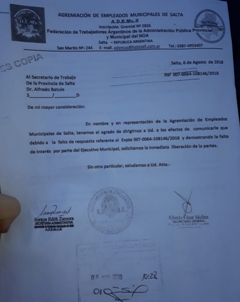 Trabajadores de Tránsito piden “que Garrido dé la cara”