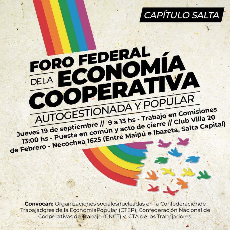 La Economía Popular se da cita mañana en Salta