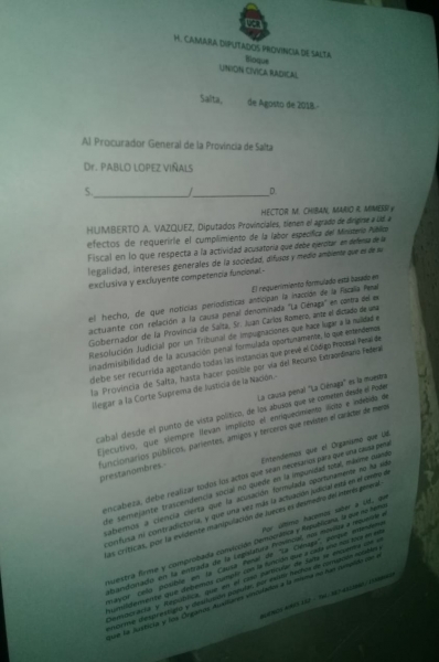 Pedido de Jury y marcha a la Ciudad Judicial
