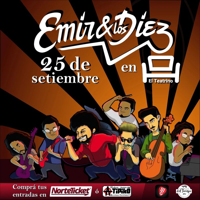 Emir y Los Diez presentarán nuevo videoclip