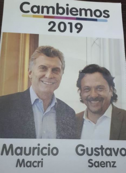 García Salado aseguró que “el objetivo primordial del frente, hoy en día, es Gustavo Sáenz gobernador”