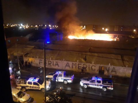 Bomberos Voluntarios aclararon que no se quedaron sin agua en el incendio en "La Bora"