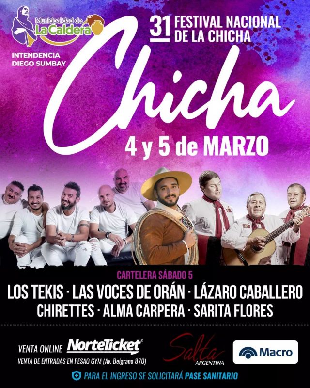 Se lazó el 31° Festival Nacional de la Chicha