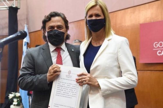 Juraron los nuevos funcionarios de Gustavo Sáenz
