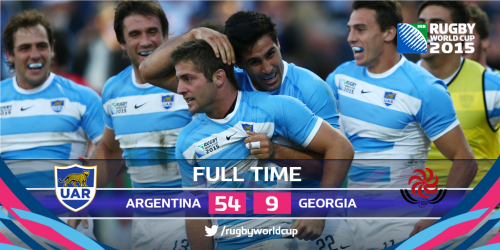Los Pumas, el equipo más goleador del Mundial