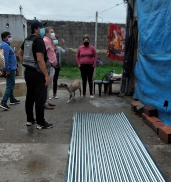 Refuerzan la asistencia a damnificados de San Lorenzo por las intensas lluvias