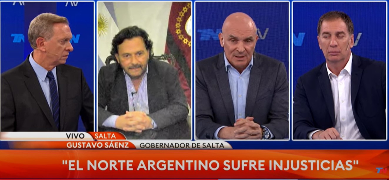 Acalorado intercambio entre José Luis Espert y Gustavo Sáenz por la coparticipación: “Si la tiene tan clara...”