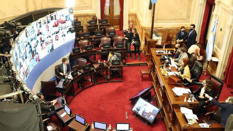 La oposición bloqueó el tratamiento de la Ley de Alquileres en el Senado