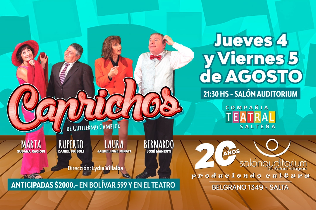 CAPRICHOS se presenta en el Teatro Auditorium