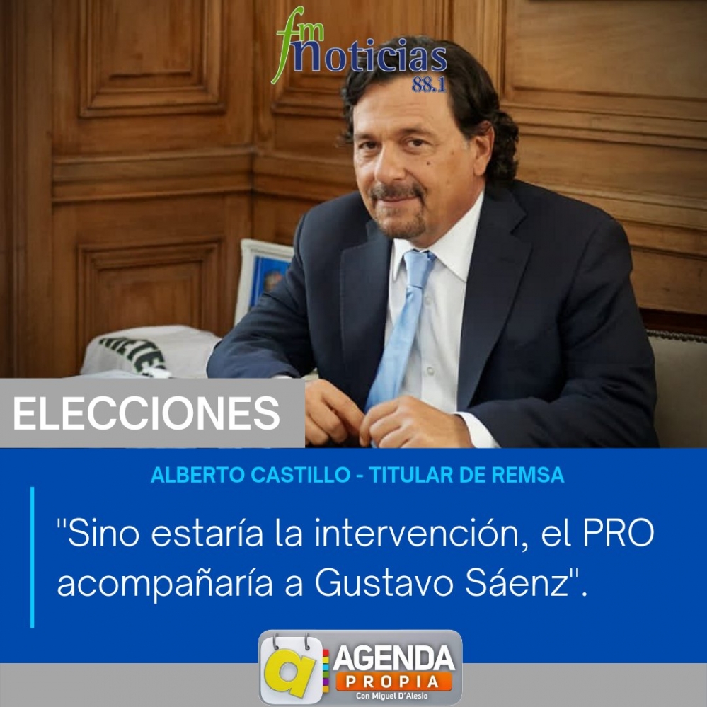 Castillo aseguró que el “PRO Grand Bourg” trabajará por la reelección de Gustavo Sáenz