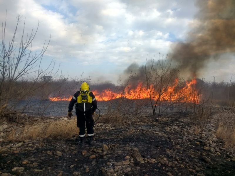 A la fecha ya se quemaron 11 hectáreas por incendios de pastizales en la ciudad