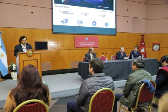 Sáenz: "Por primera vez en la historia de Salta, pusimos en línea un Portal Digital de todas las obras públicas"