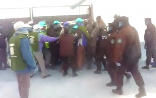 Reprimen a trabajadores en San Carlos