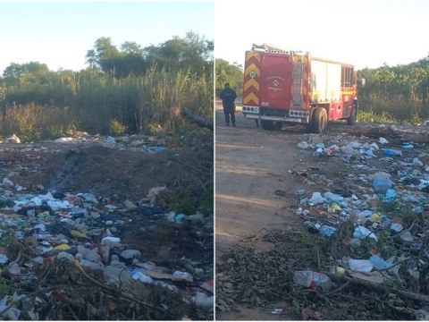 Macabro hallazgo en la ruta 34: Encuentran un cuerpo calcinado en la caja de una camioneta en Mosconi