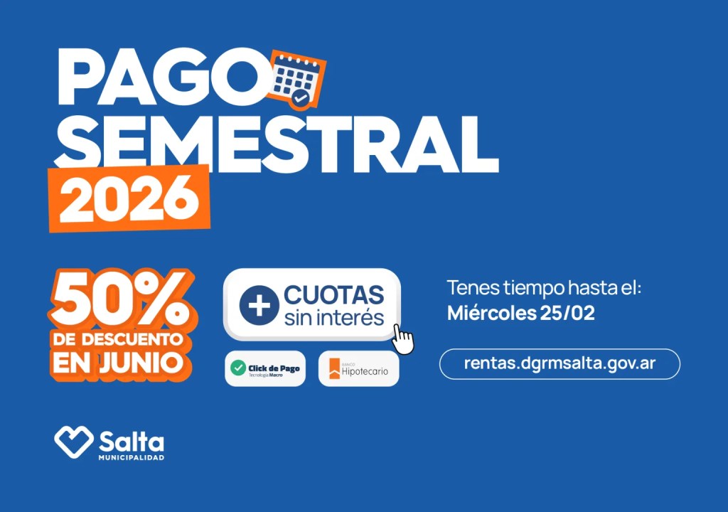 Desde hoy se puede acceder al Pago Anual de Tributos Municipales 2026