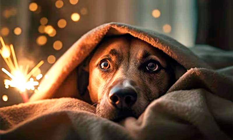 Recomendaciones para proteger a nuestras mascotas de la pirotecnia sonora