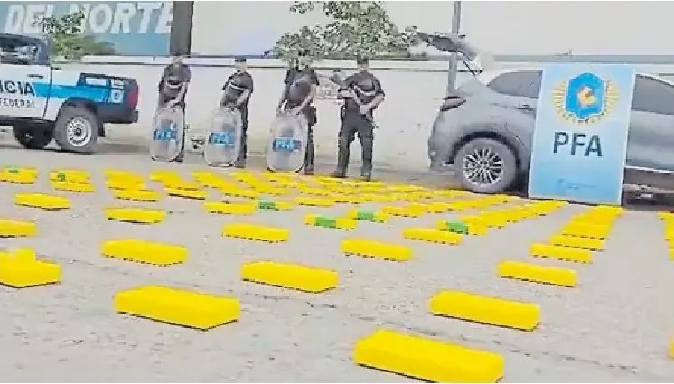 Orán: Incautaron 210 kilos de cocaína con el sello de Delfín Castedo