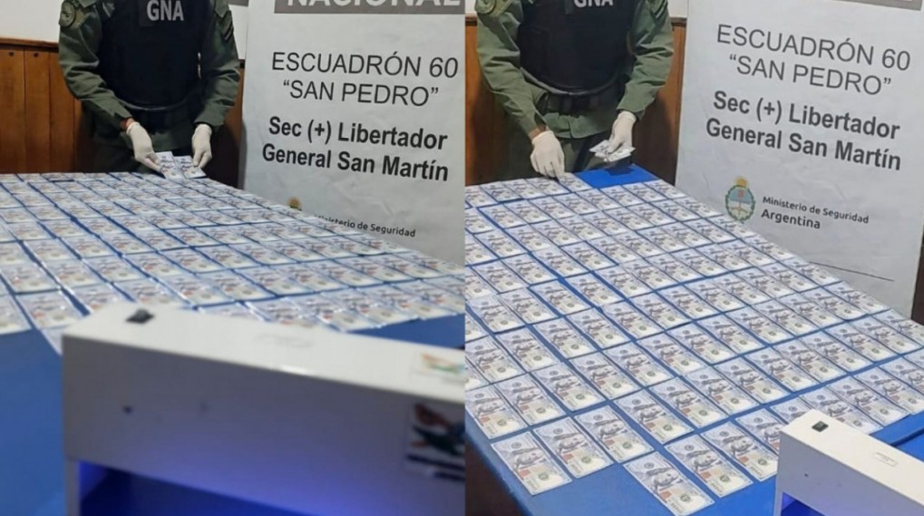 Jujuy: Detienen a dos mujeres, una con prisión domiciliaria en Salta, que ocultaban 11 mil dólares falsos bajo la ropa