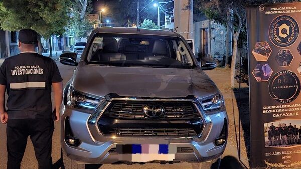 La Brigada de Investigaciones recuperó en Cafayate una camioneta robada en Córdoba