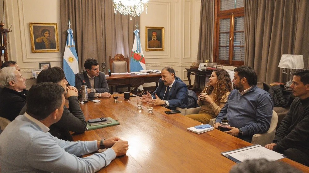 Quintela recibió a Juan Manuel Urtubey y Nicolás Trotta