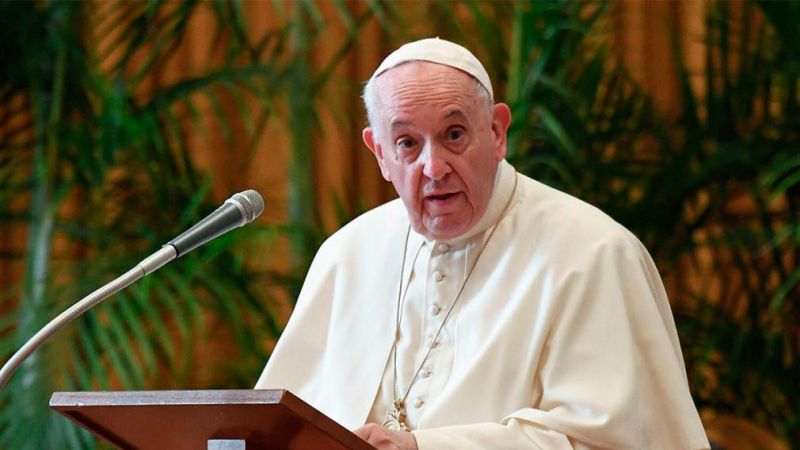Francisco: “Estoy dispuesto a hacer todo lo que haya que hacer para frenar la guerra”