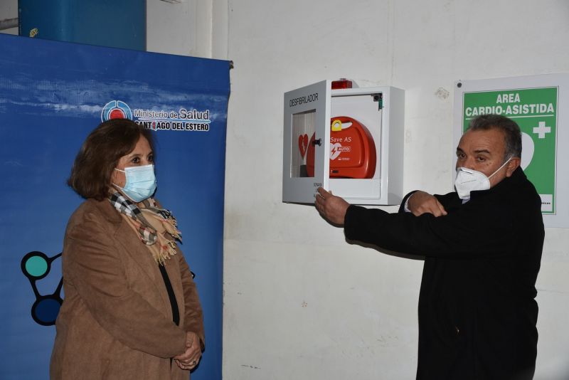 Realizaron Inauguración de zona cardio asistida en el Ministerio de salud