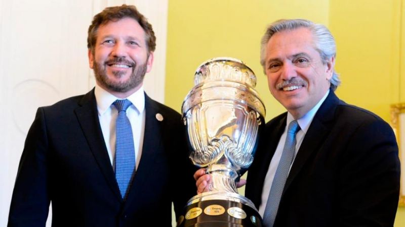 Alberto Fernández habló de la posibilidad de jugar la Copa América íntegramente en Argentina