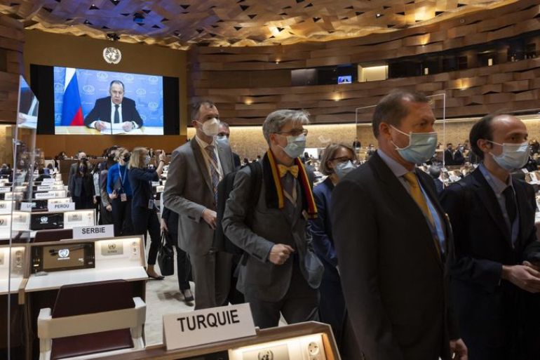 Boicot en la ONU a Rusia: se fueron todos cuando hablaba su canciller