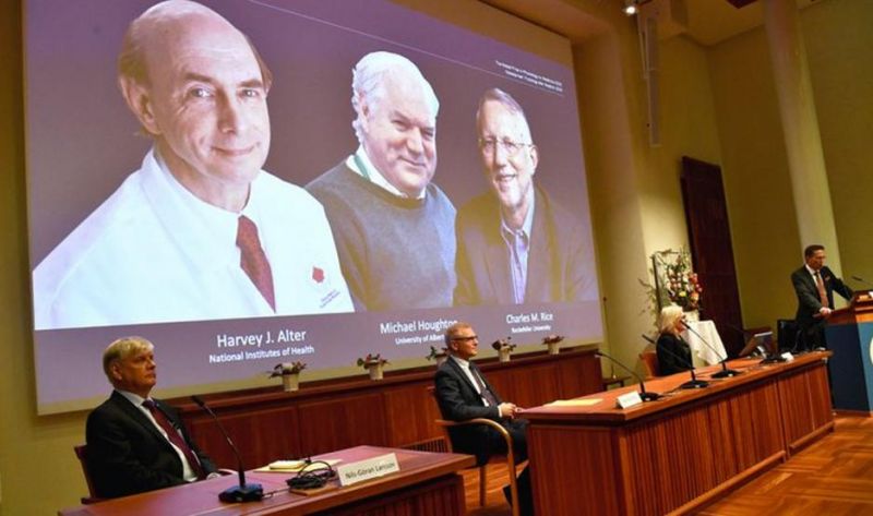 El Nobel de Medicina es para tres investigadores que descubrieron el virus de la hepatitis C