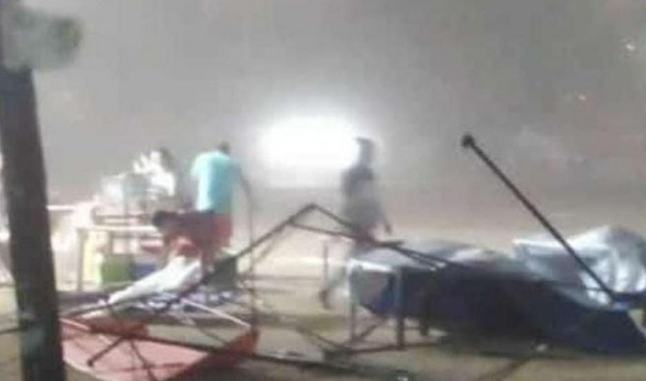 El temporal causó graves daños y se suspendieron los festejos por el nuevo aniversario de la ciudad de Monte Quemado