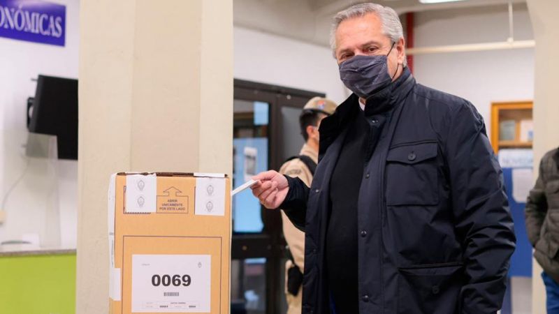 Alberto Fernández instó a votar “en tranquilidad, paz y orden”