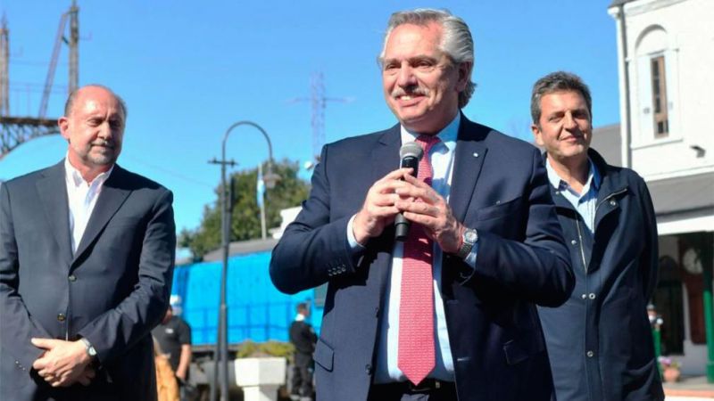 Alberto Fernández firma el convenio del Acueducto biprovincial Santa Fe-Córdoba