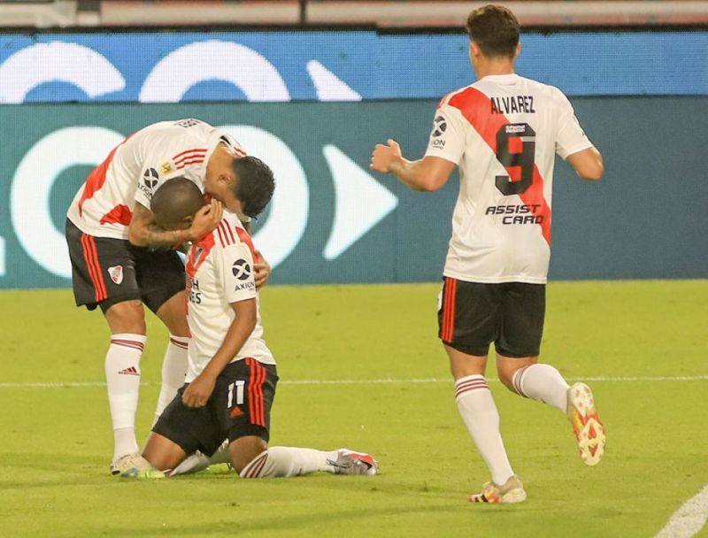 River le ganó a Central y sumó sus primeros puntos en la Copa de la Liga