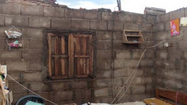 Un temporal causó destrozos en Lavalle y una niña resultó con fractura en un fémur